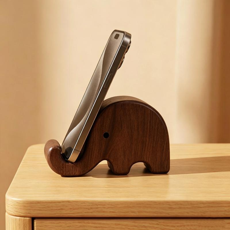 Home Decor Organizer - Simple Creative Solid Wood Black Walnut