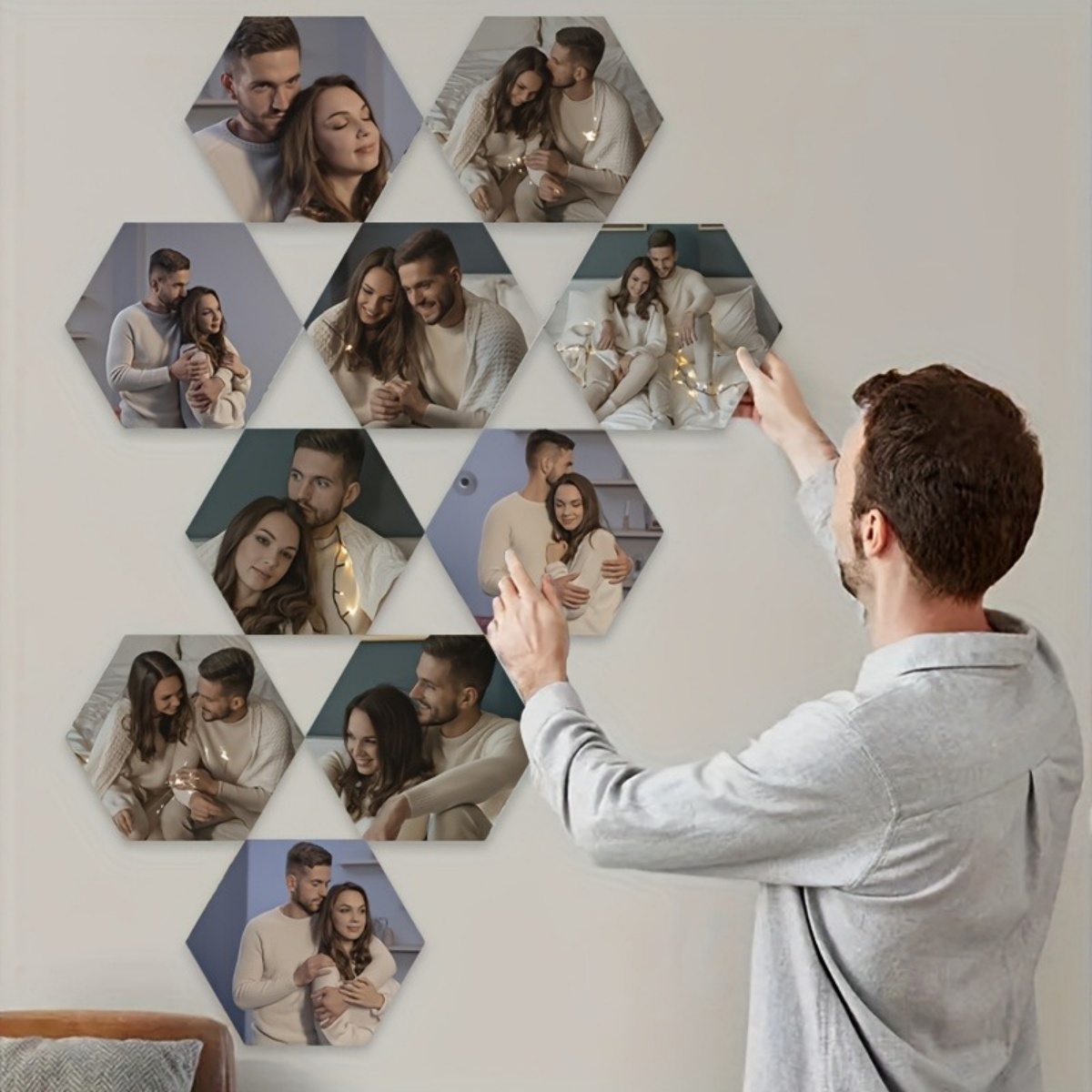 Home Decor Inspo - Custom Wall Decor — Modern Hexagonal