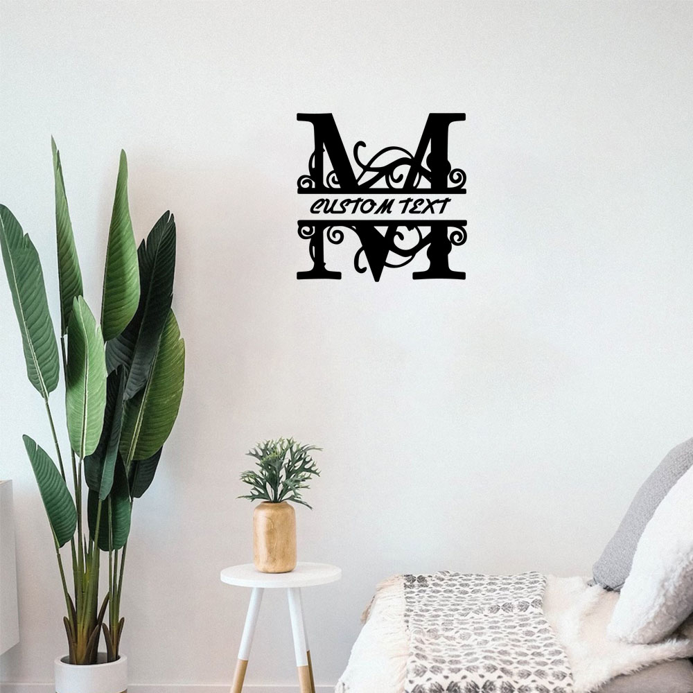 Home Decor Wall Stickers - 1PC Cool Letter M Custom Name