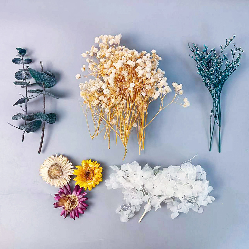Dried Flower Bouquet - 1pack Multifarious Dried Flowers Set For