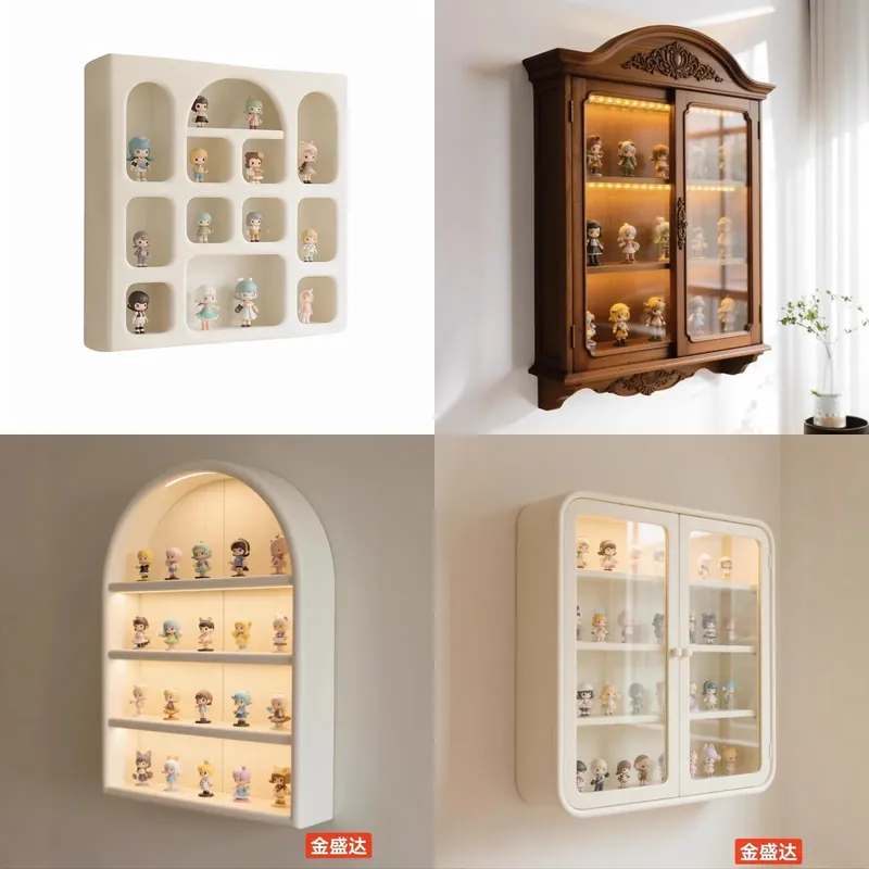 Home Decor Organizer - Wall Mounted Display Cabinet for Blind