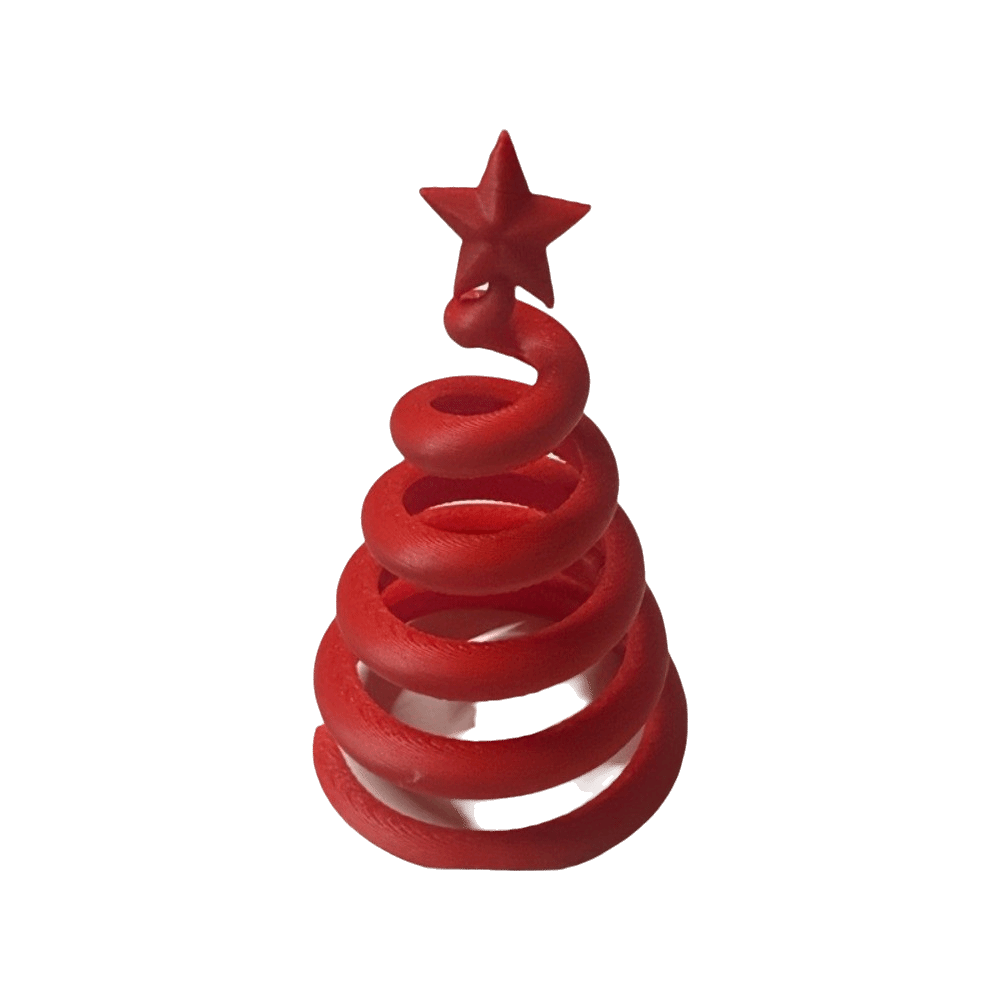 Home Xmas Decor Ideas - 3D-Printed Christmas Figurine Spiral Shape Artistic