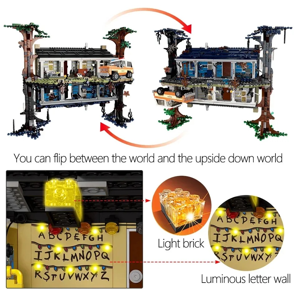 New MOC Upside Down House Stre - Home Decor Disney ulasan dan harga