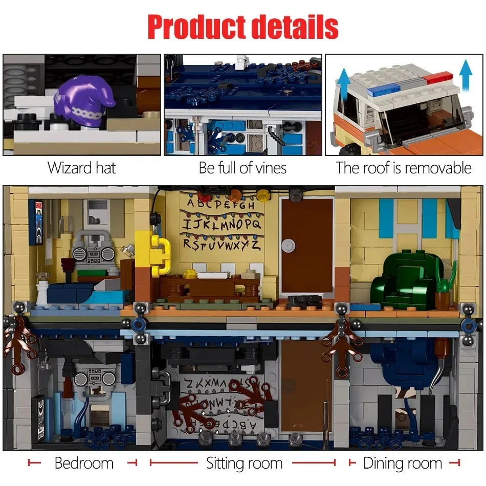 New MOC Upside Down House Stre - Home Decor Disney ulasan dan harga