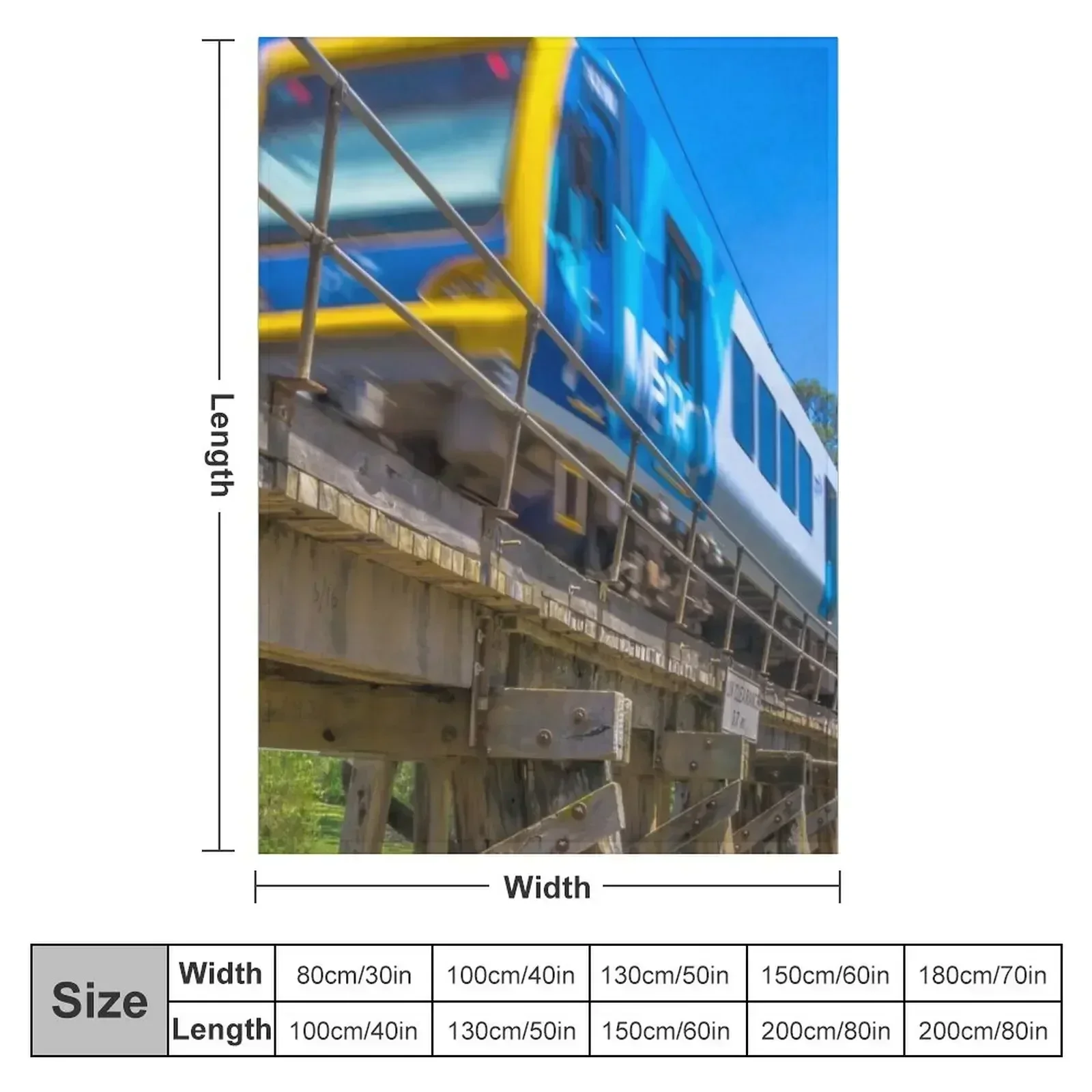 Melbourne Metro Train on Trest - Home Decor Melbourne ulasan dan harga