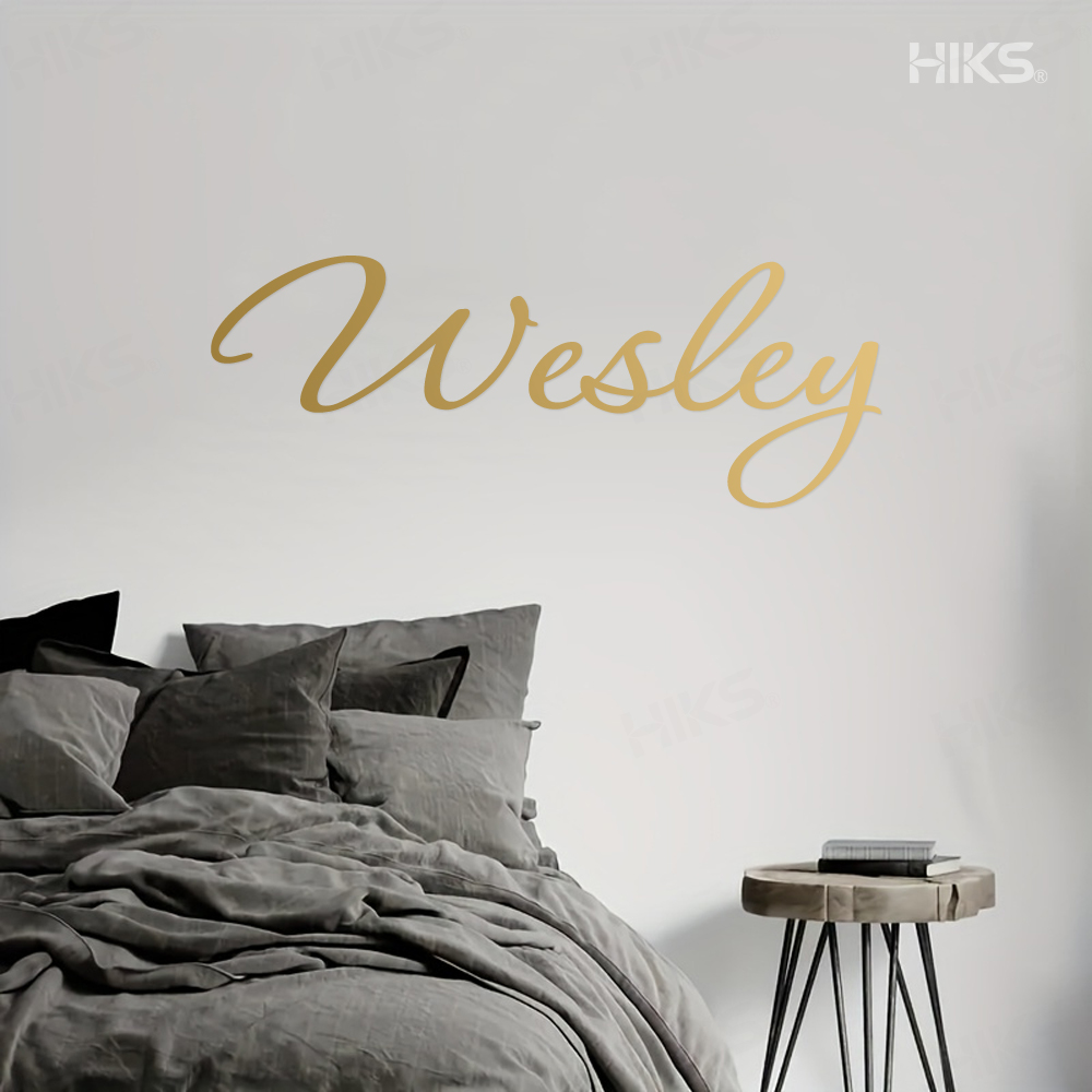 1PC Custom Name Wall Decal Per - Home Decor Wall Stickers ulasan dan harga