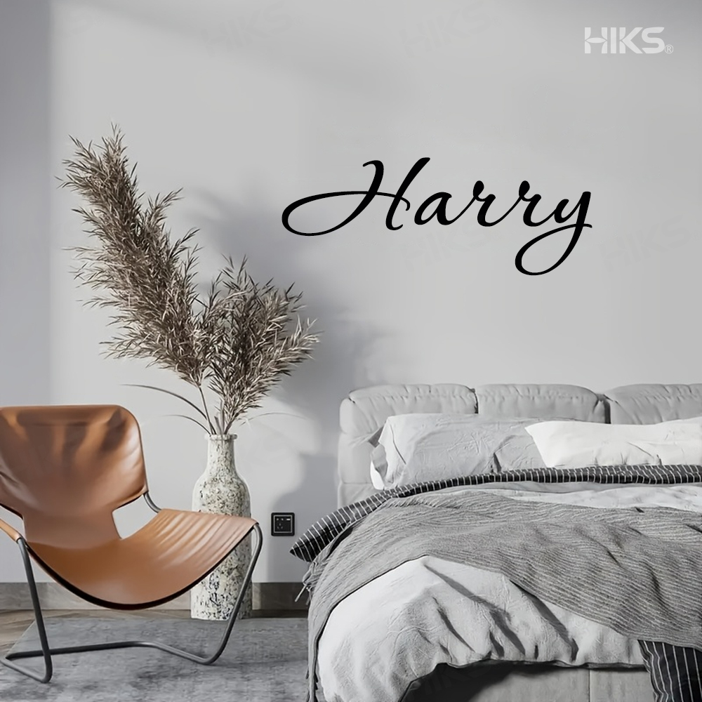 1PC Custom Name Wall Decal Per - Home Decor Wall Stickers ulasan dan harga