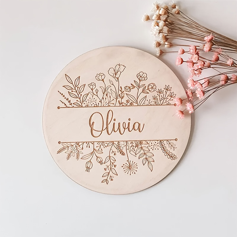 Personalized Floral Engraved N - Home Decor Inspo ulasan dan harga