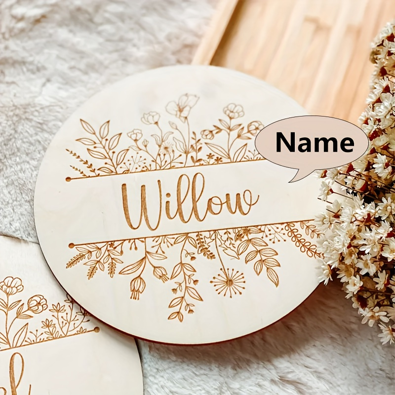 Personalized Floral Engraved N - Home Decor Inspo ulasan dan harga