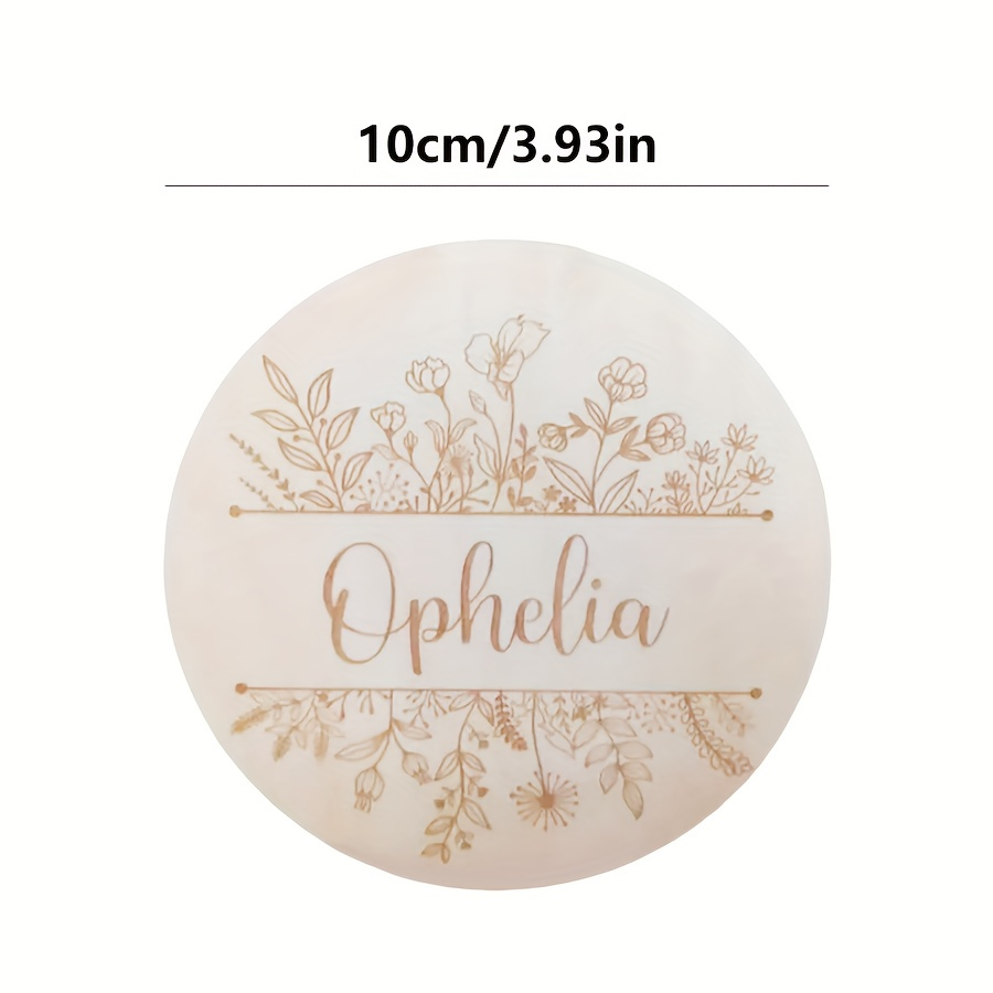 Personalized Floral Engraved N - Home Decor Inspo ulasan dan harga