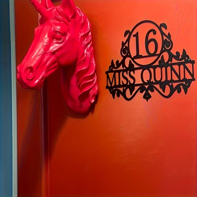 Custom Metal House Number & St - Home Decor Inspo ulasan dan harga