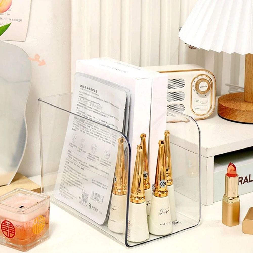 Simple Acrylic Book Stand U-sh - Aesthetic Bookend ulasan dan harga