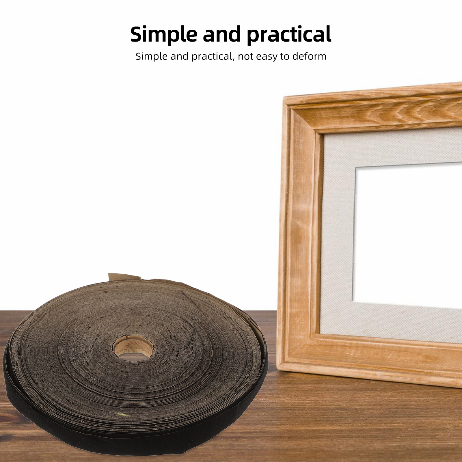 1Pcs Flocking Cloth Backboard  - Bamboo Photo Frame ulasan dan harga