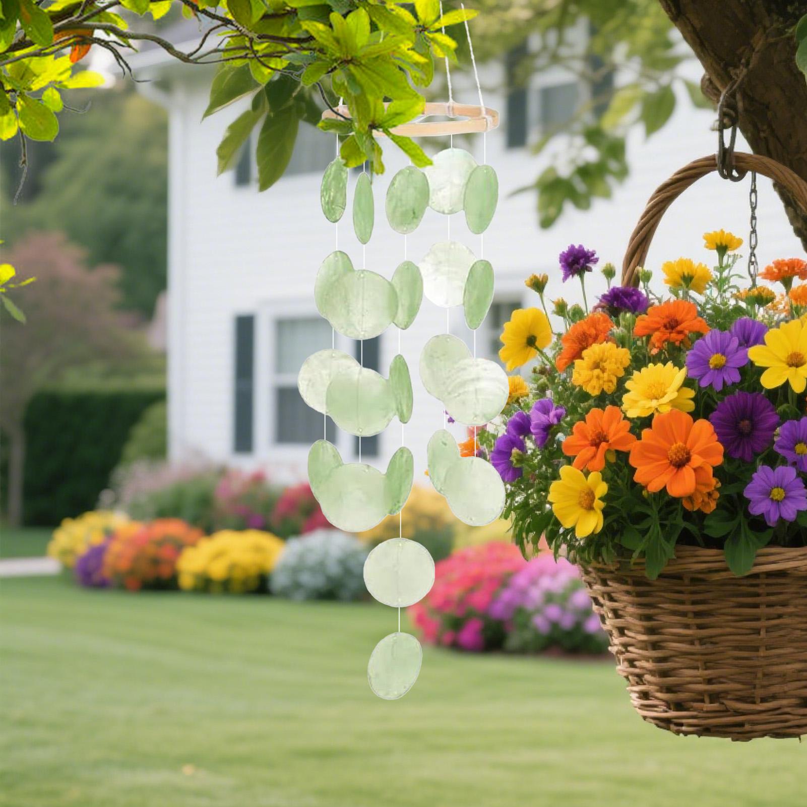 Shell Wind Chimes Patio Coasta - Boho Wind Chimes ulasan dan harga