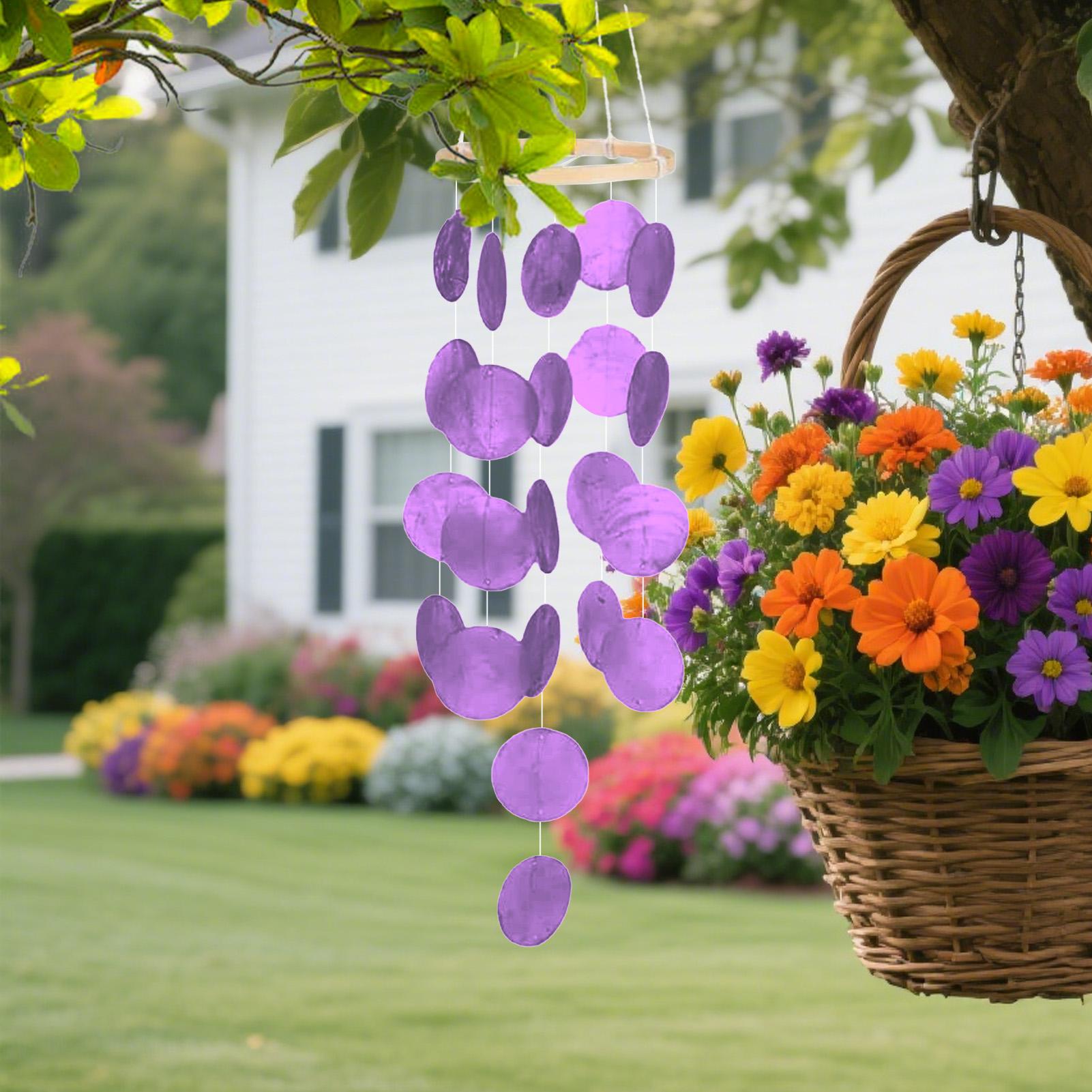Shell Wind Chimes Patio Coasta - Boho Wind Chimes ulasan dan harga