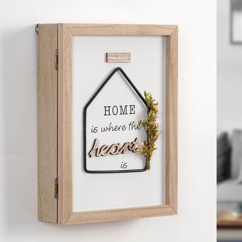 Key Holder Wall Mount Key Box  - Dried Flower Bouquet ulasan dan harga