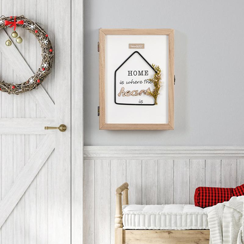 Key Holder Wall Mount Key Box  - Dried Flower Bouquet ulasan dan harga