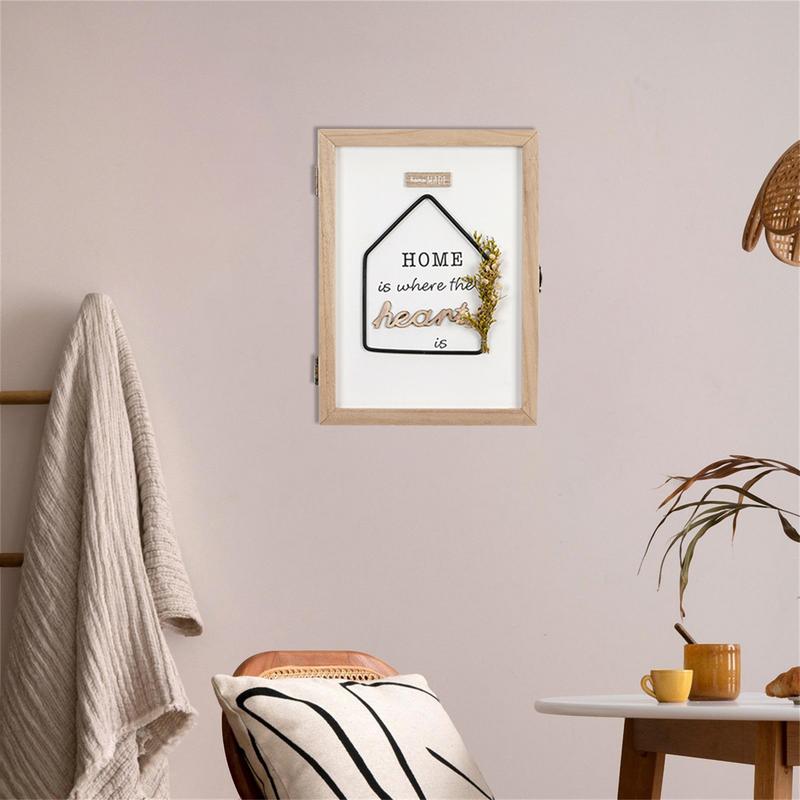 Key Holder Wall Mount Key Box  - Dried Flower Bouquet ulasan dan harga
