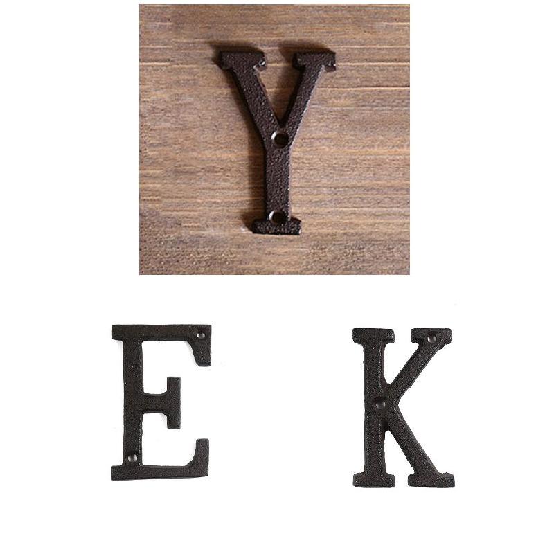 Metal Letters Numbers Cast Iro - Home Decor Y2K ulasan dan harga