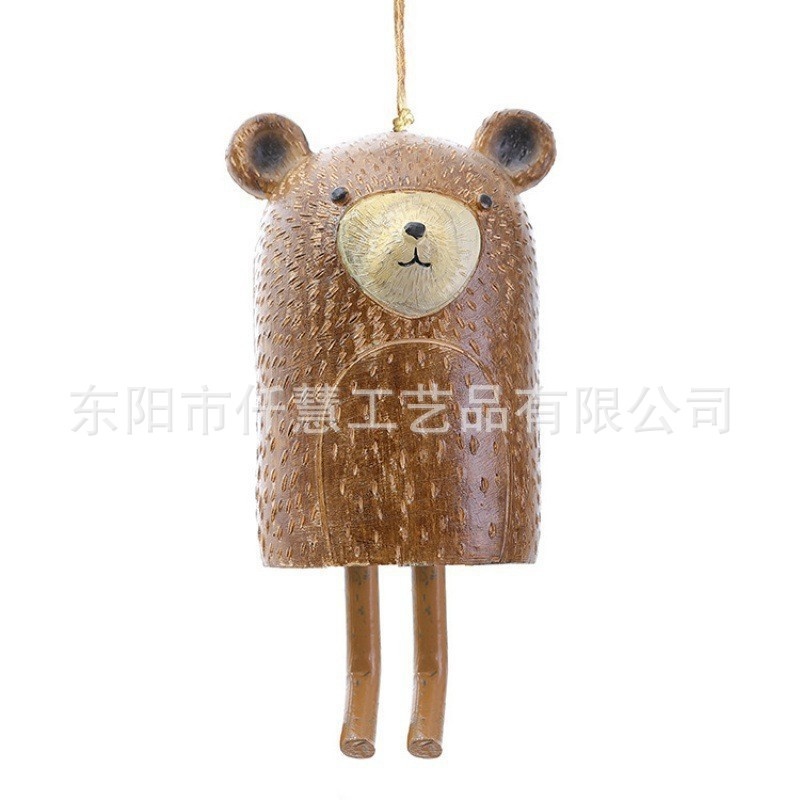 Resin Bear Wind Chime Boho Han - Boho Wind Chimes ulasan dan harga