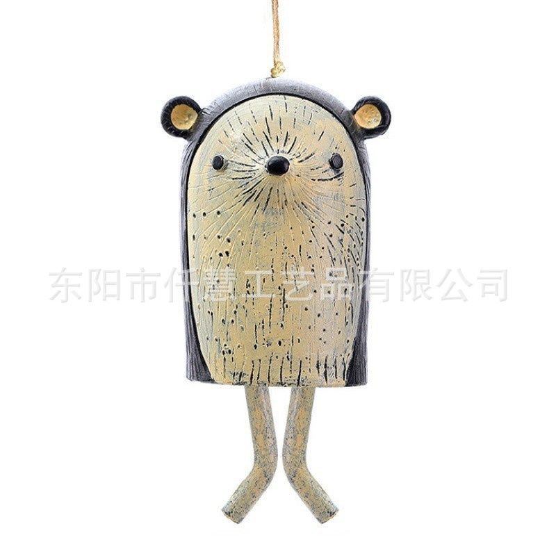 Resin Bear Wind Chime Boho Han - Boho Wind Chimes ulasan dan harga