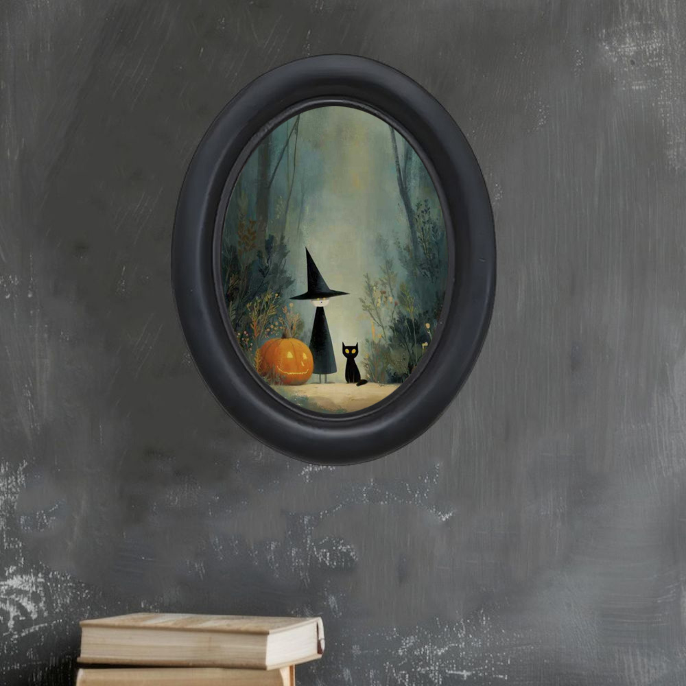 A 3D Vintage Halloween Witch a - Home Decor Etsy ulasan dan harga