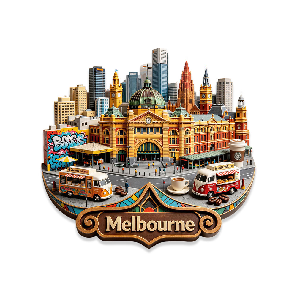 Melbourne Metal Refrigerator M - Home Decor Melbourne ulasan dan harga