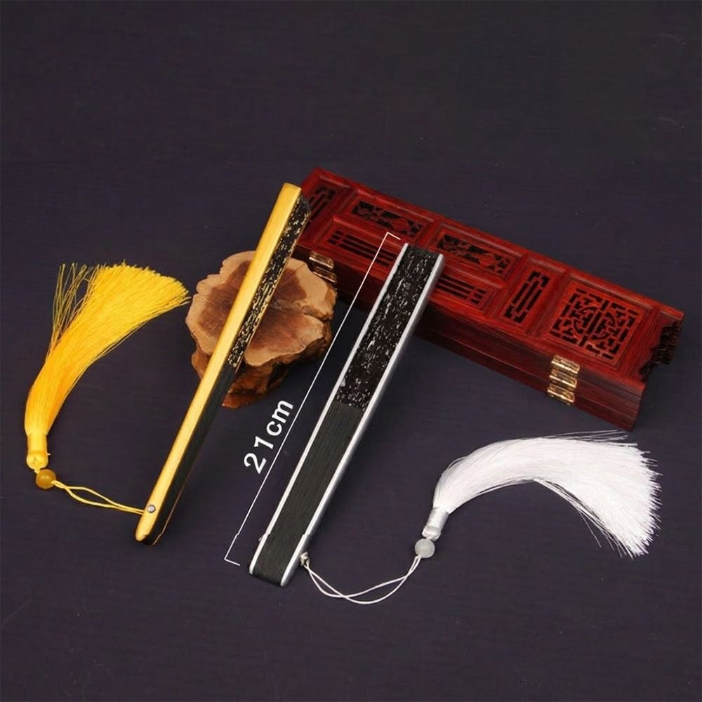 Portable 6inch Folded Fan with - Bamboo Photo Frame ulasan dan harga