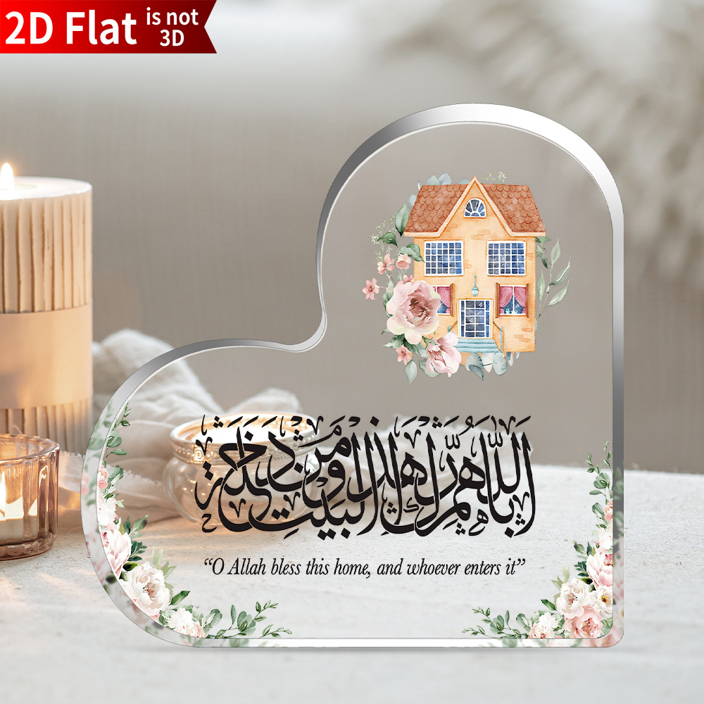 CIFBUY Acrylic Plaque 2D Flat  - Home Decor In ulasan dan harga