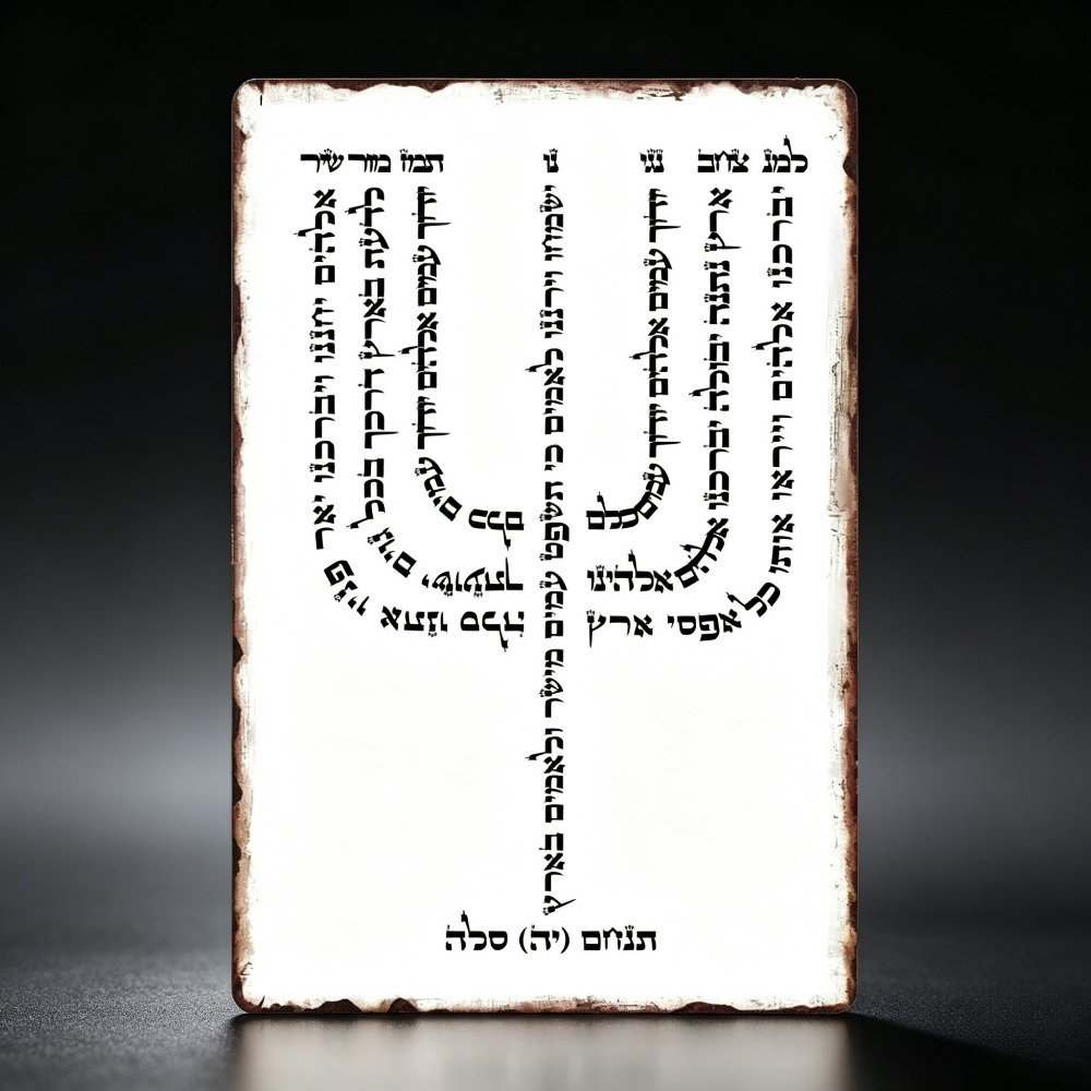 CIFBUY Vintage Hebrew YHVH Alu - Home Decor Vintage ulasan dan harga