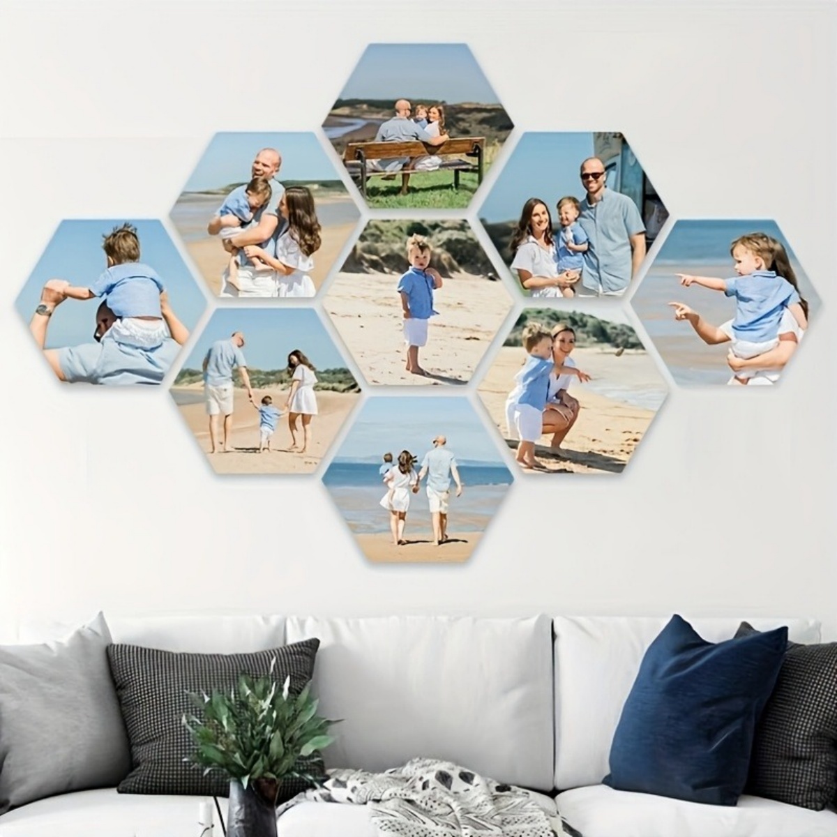 Custom Wall Decor — Modern Hex - Home Decor Inspo ulasan dan harga