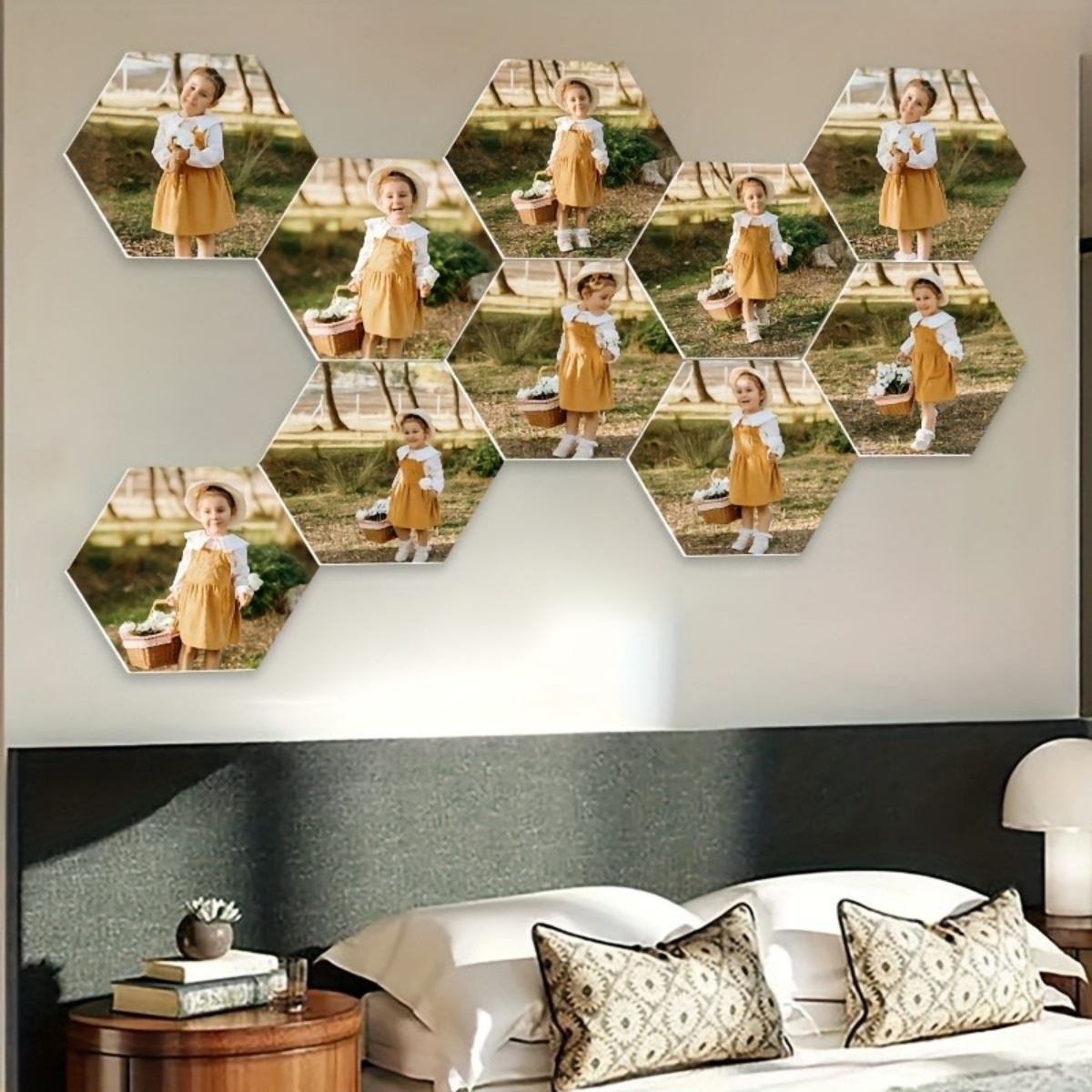 Custom Wall Decor — Modern Hex - Home Decor Inspo ulasan dan harga