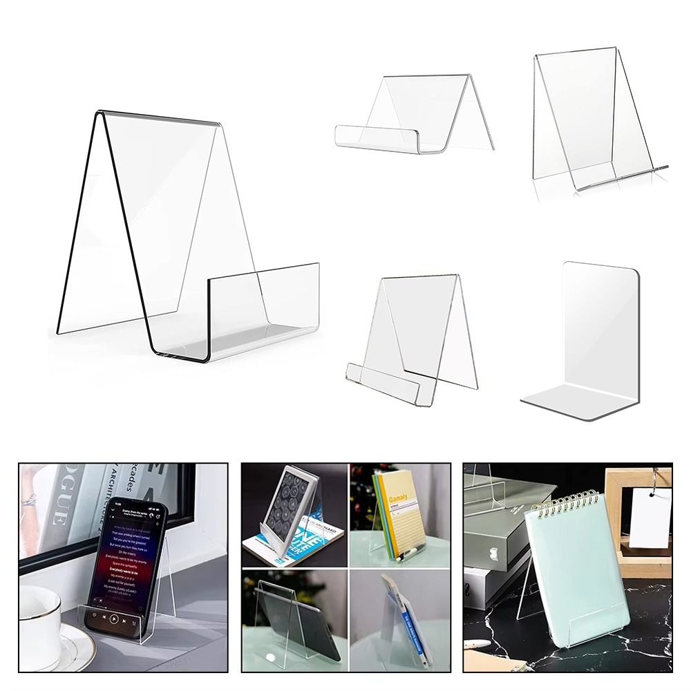 High Quality Acrylic Book Hold - Aesthetic Bookend ulasan dan harga