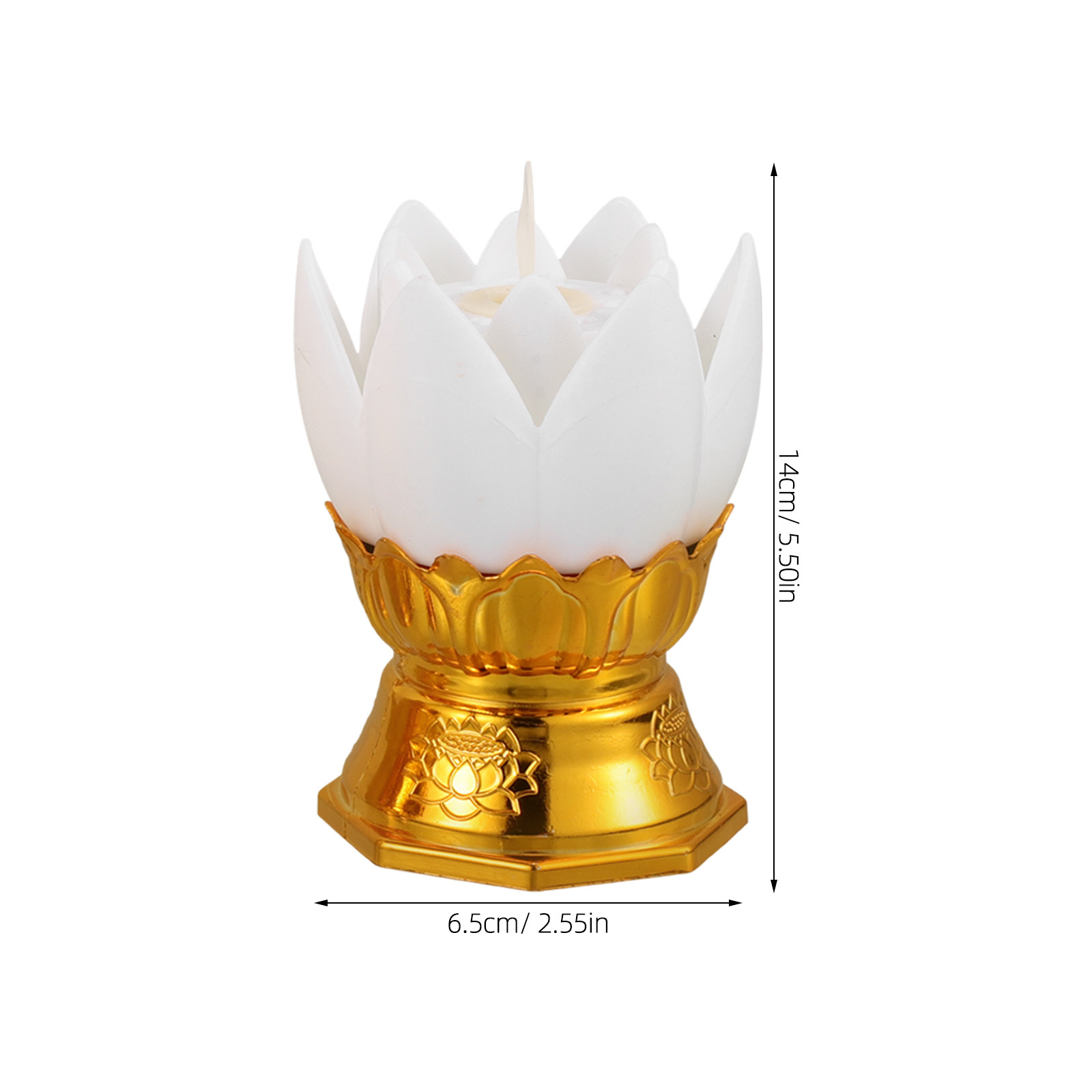 1Set Simulation Lotus Lamp LED - Incense Stick Holder ulasan dan harga