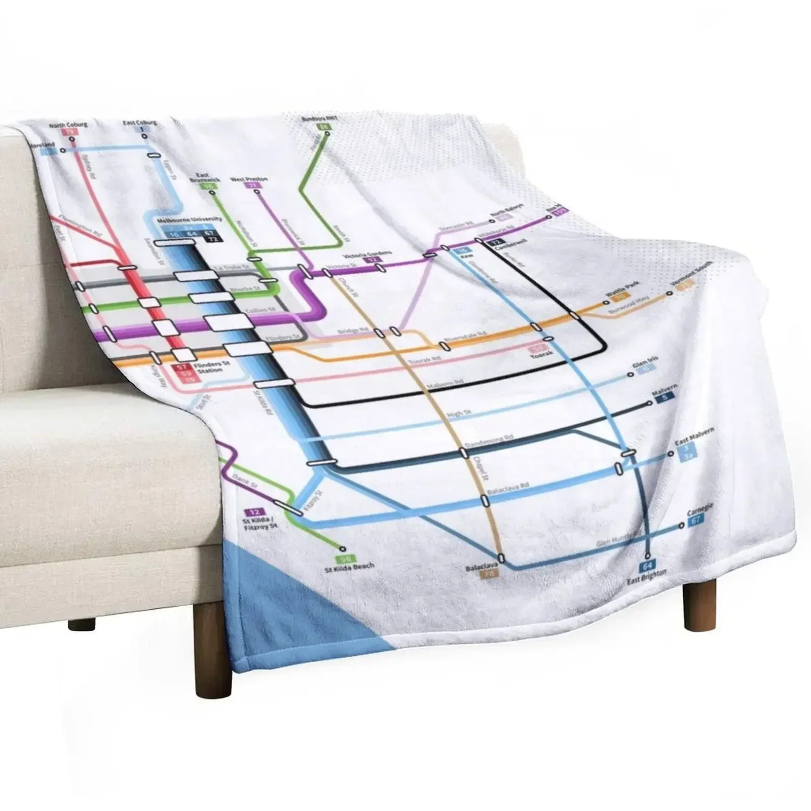 Melbourne Tram Network Map Thr - Home Decor Melbourne ulasan dan harga