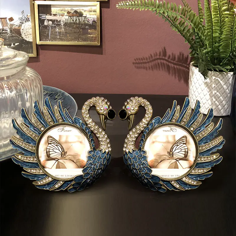 A Swan European Style Diamond  - Bamboo Photo Frame ulasan dan harga