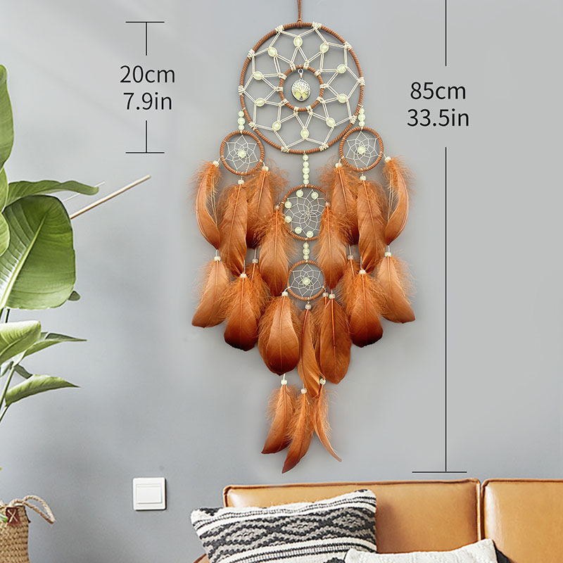 Boho Dream Catcher Hand-woven  - Boho Wind Chimes ulasan dan harga