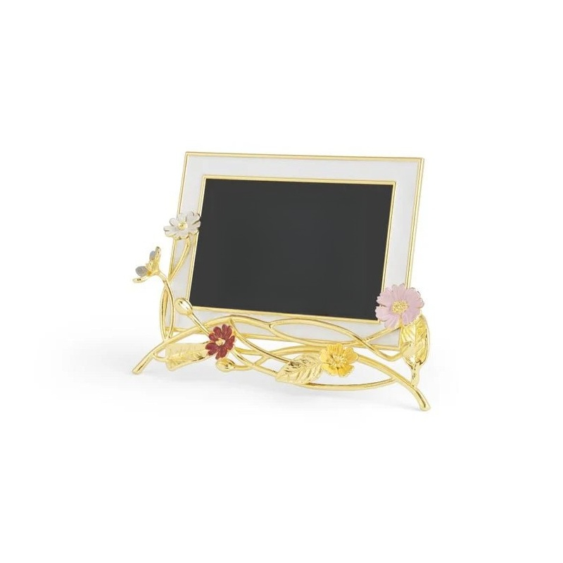 Wild flower painting shelf dec - Bamboo Photo Frame ulasan dan harga