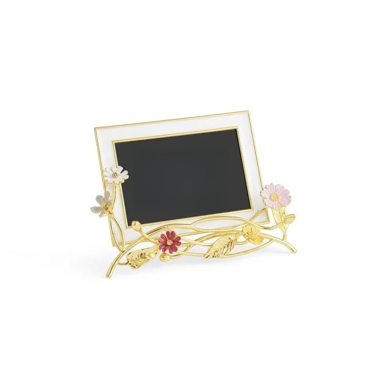 Wild flower painting shelf dec - Bamboo Photo Frame ulasan dan harga