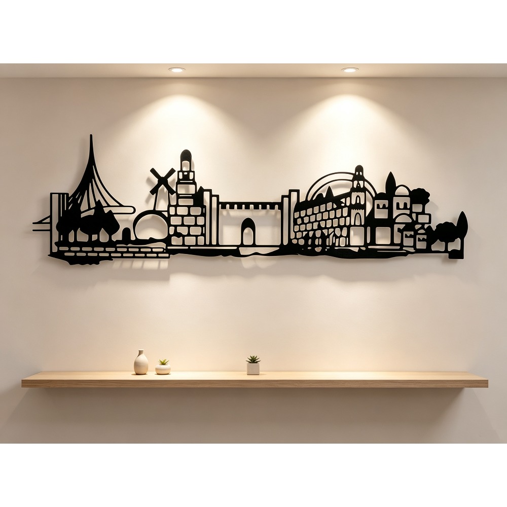 CIFBUY Metal Wall Art Jerusale - Home Decor In ulasan dan harga