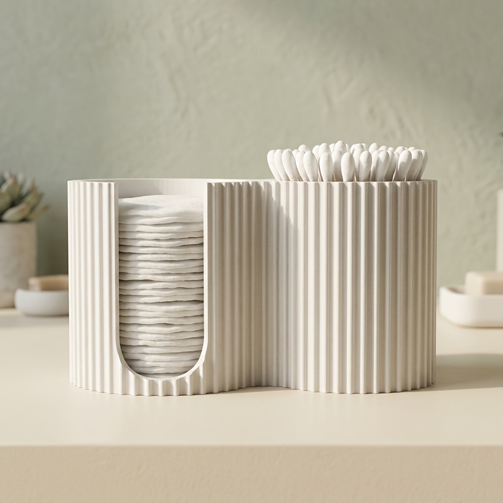 Minimalist Striped Cosmetic Or - Vanity Home Decor ulasan dan harga