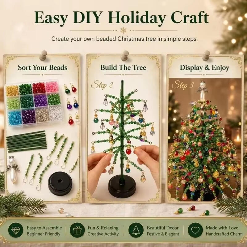 DIY Beaded Christmas Ornaments - Home Xmas Decor Ideas ulasan dan harga