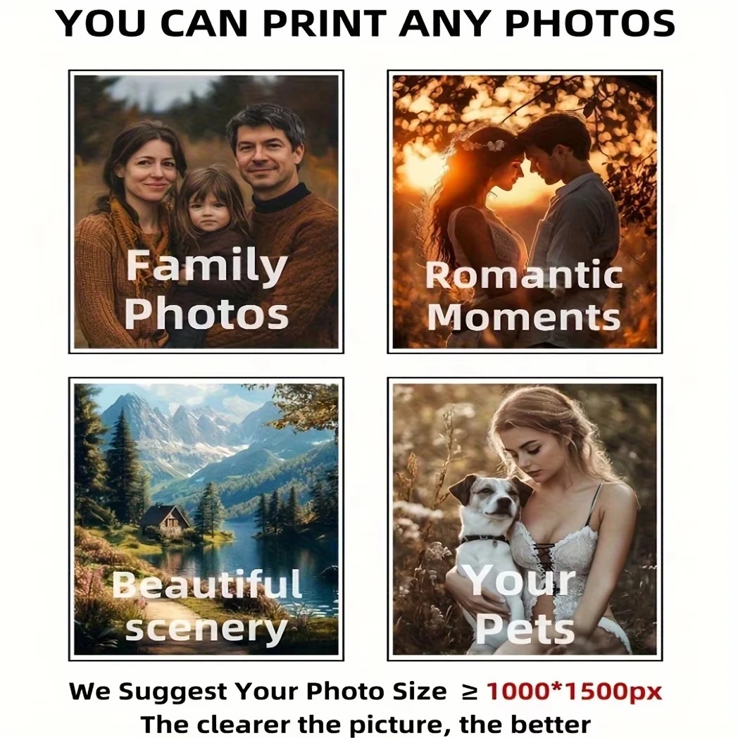 Personalized Photo Canvas, Cus - Home Decor Inspo ulasan dan harga