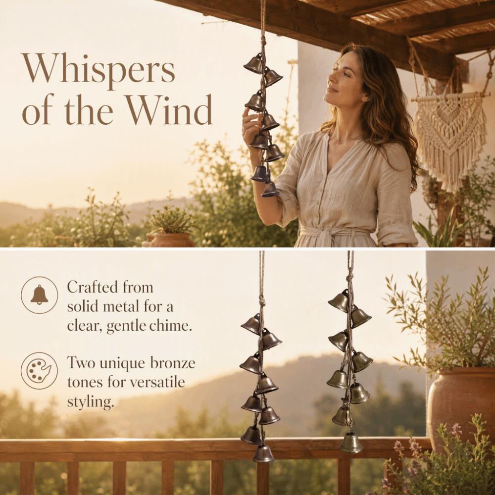 2pcs Boho Iron Wind Chimes Dec - Boho Wind Chimes ulasan dan harga