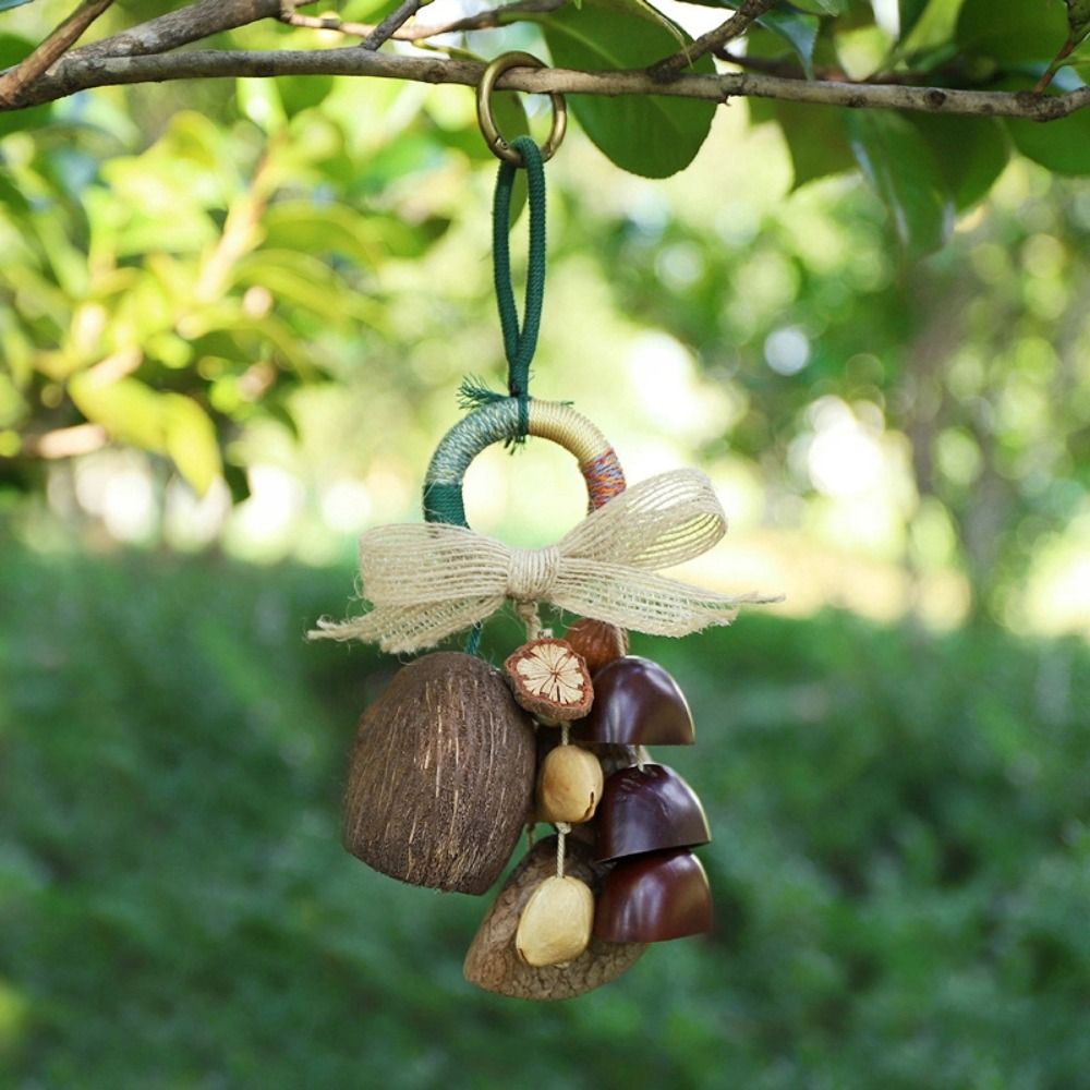 Sound Heal Natural Fruit Shell - Boho Wind Chimes ulasan dan harga