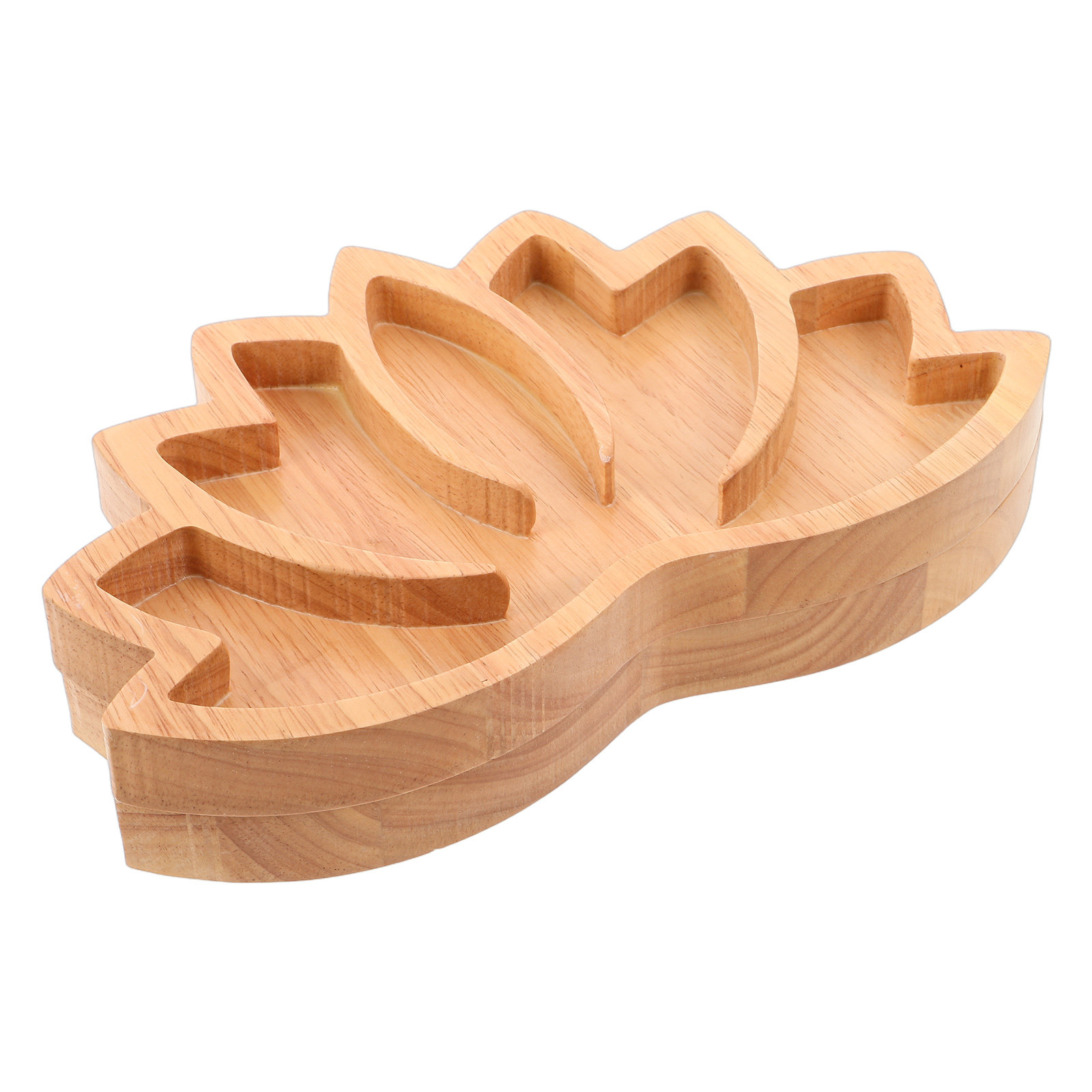 2Pcs Wooden Lotus Crystal Disp - Home Decor Organizer ulasan dan harga