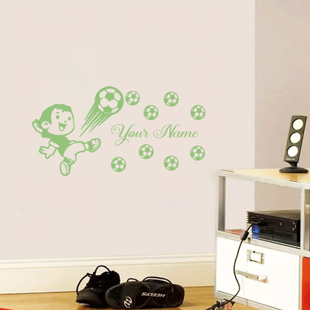 1pc Creative soccer football p - Home Decor Wall Stickers ulasan dan harga