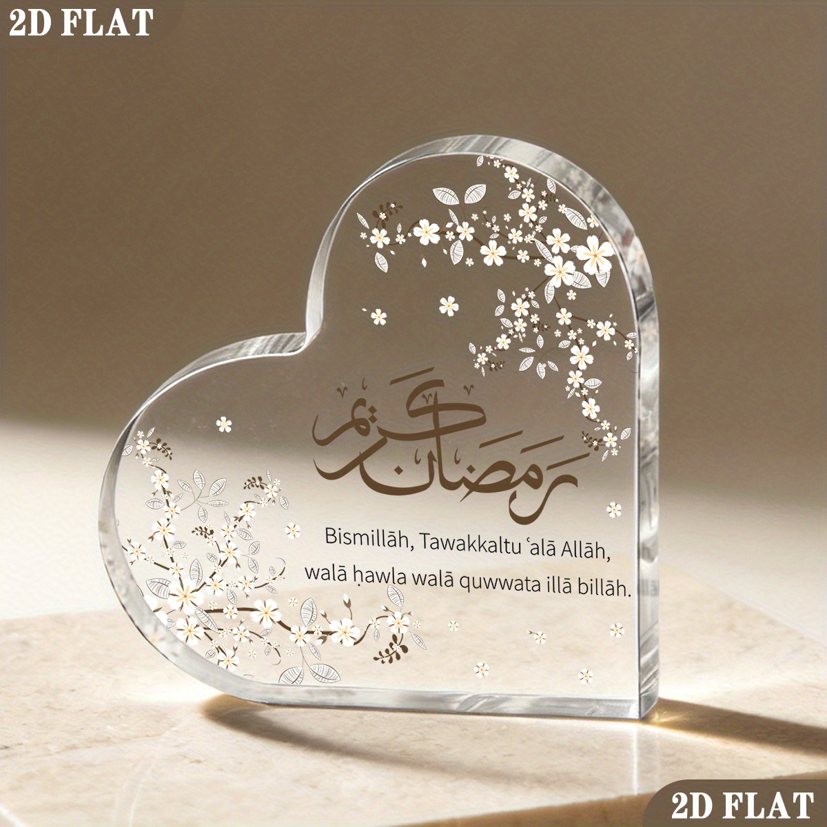 CIFBUY Acrylic Plaque 2D Flat  - Home Decor In ulasan dan harga