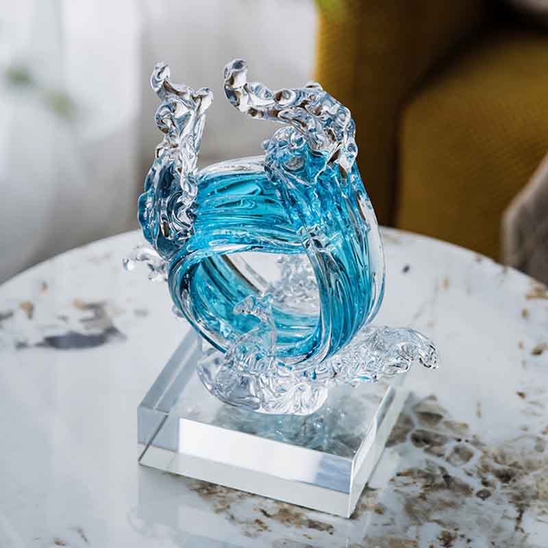 Luxury Glass Crafts Abstract S - Home Decor Y2K ulasan dan harga