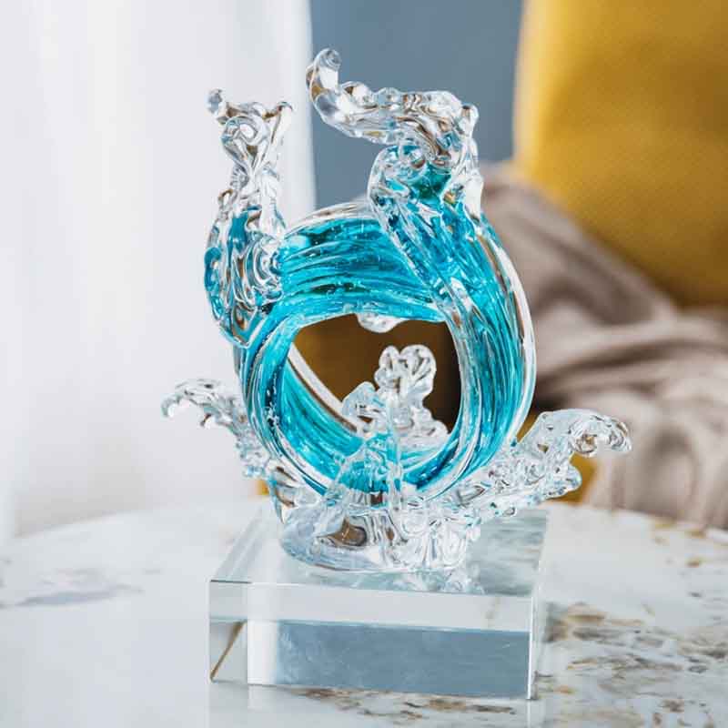Luxury Glass Crafts Abstract S - Home Decor Y2K ulasan dan harga